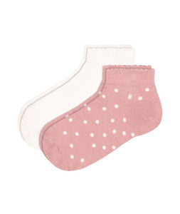 SS25 - A0CF2 02 PINK WHITE ACCESSORIES SOCKS SPRING SUMMER 2025