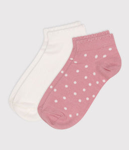 SS25 - A0CF2 02 PINK WHITE ACCESSORIES SOCKS SPRING SUMMER 2025