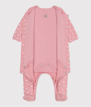 Load image into Gallery viewer, SS25 - A0CIO 01 PINK WHITE 25% SALE BODYSUITS HEARTS NEWBORN SPRING SUMMER 2025
