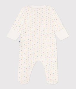 SS25 - A0CJ7 01 WHITE MULTI BODYSUITS HEARTS NEWBORN SPRING SUMMER 2025