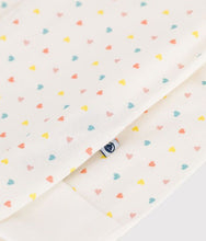 Load image into Gallery viewer, SS25 - A0CJ7 01 WHITE MULTI 25% SALE BODYSUITS HEARTS NEWBORN SPRING SUMMER 2025
