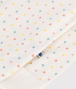 SS25 - A0CJ7 01 WHITE MULTI 25% SALE BODYSUITS HEARTS NEWBORN SPRING SUMMER 2025