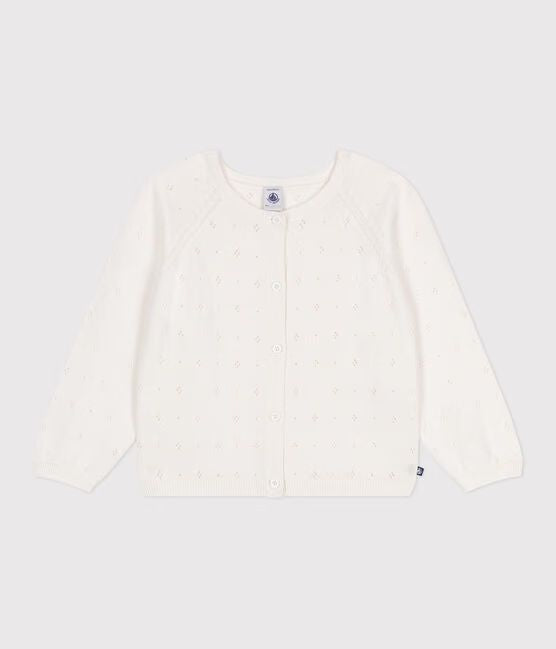 SS25 - A0CJN 01 WHITE 25% SALE CARDIGAN LONG SLEEVES SPRING SUMMER 2025