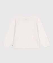 Load image into Gallery viewer, SS25 - A0CJN 01 WHITE CARDIGAN LONG SLEEVES SPRING SUMMER 2025
