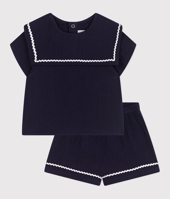 SS25 - A0CKW 01 NAVY 25% SALE OUTFITS SAILOR SHORTS SPRING SUMMER 2025