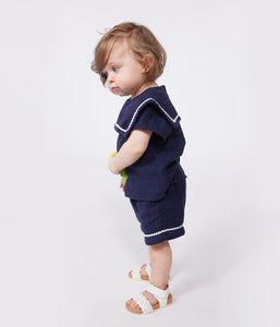 SS25 - A0CKW 01 NAVY OUTFITS SAILOR SHORTS SPRING SUMMER 2025