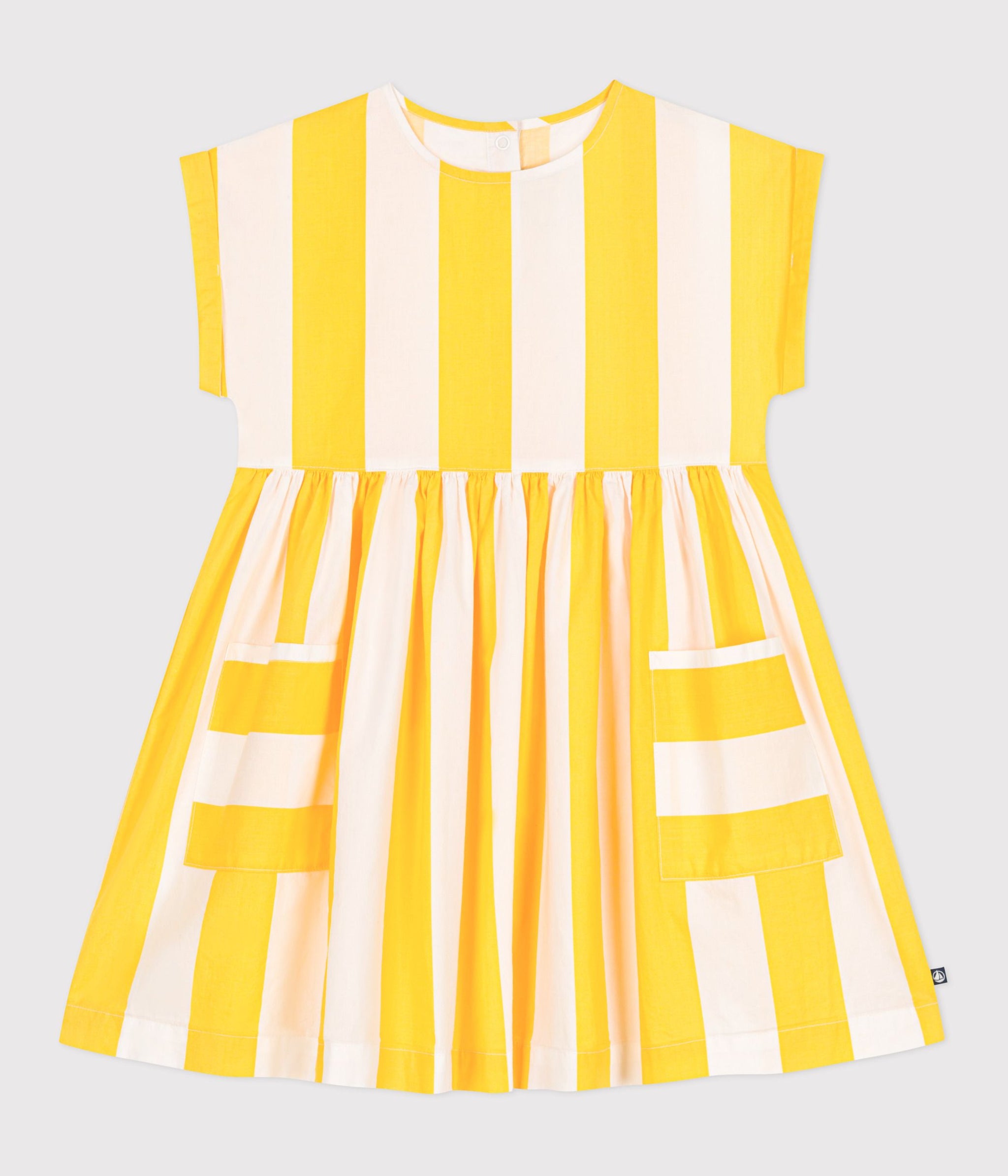SS25 - A0CN3 01 YELLOW WHITE DRESSES SPRING SUMMER 2025 STRIPES