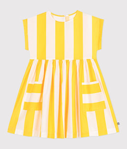 SS25 - A0CN3 01 YELLOW WHITE 25% SALE DRESSES SPRING SUMMER 2025 STRIPES