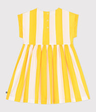 Load image into Gallery viewer, SS25 - A0CN3 01 YELLOW WHITE DRESSES SPRING SUMMER 2025 STRIPES
