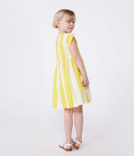 Load image into Gallery viewer, SS25 - A0CN3 01 YELLOW WHITE 25% SALE DRESSES SPRING SUMMER 2025 STRIPES
