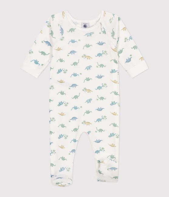 SS25 - A0CN7 01 WHITE MULTI BODYSUITS NEWBORN SPRING SUMMER 2025