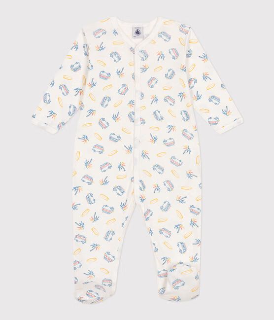 SS25 - A0CNA 01 WHITE MULTI NEWBORN OUTFITS PYJAMAS SPRING SUMMER 2025