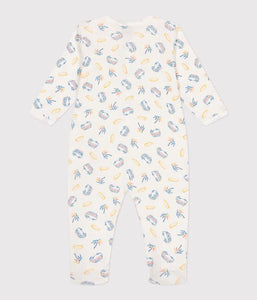 SS25 - A0CNA 01 WHITE MULTI NEWBORN OUTFITS PYJAMAS SPRING SUMMER 2025