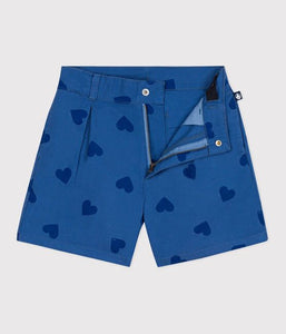 SS25 - A0CNL 02 BLUE 25% SALE HEARTS SHORTS SPRING SUMMER 2025
