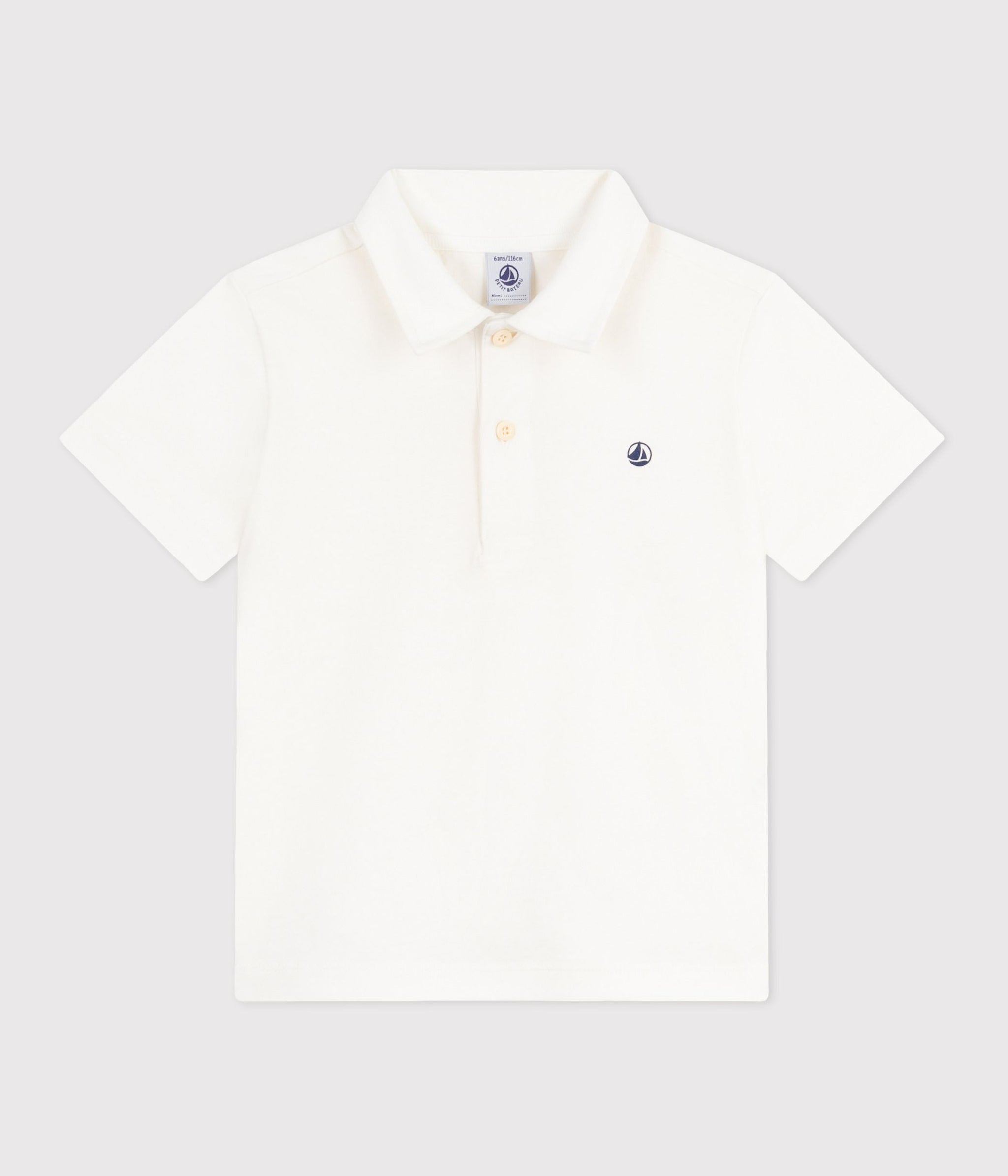 SS25 - A0COD 01 WHITE POLO SPRING SUMMER 2025 TSHIRTS