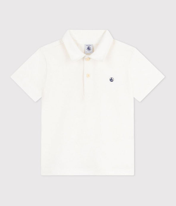 SS25 - A0COD 01 WHITE POLO SPRING SUMMER 2025