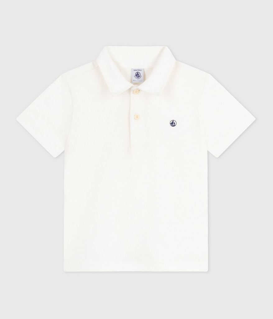 SS25 - A0COD 01 WHITE POLO SPRING SUMMER 2025 TSHIRTS