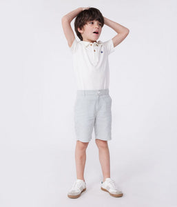 SS25 - A0COD 01 WHITE POLO SPRING SUMMER 2025 TSHIRTS