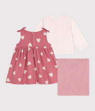 Load image into Gallery viewer, SS25 - A0COQ 01 PINK MULTI CARDIGAN DRESSES HEARTS OUTFITS SPRING SUMMER 2025
