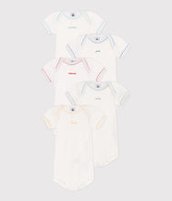 Load image into Gallery viewer, SS26 - A0CR2 00 WHITE BABY BODYSUITS PARISIAN SPRING SUMMER 2026
