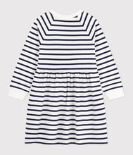 Load image into Gallery viewer, SS25 - A0CRC 01 WHITE NAVY 25% SALE DRESSES LONG SLEEVES SPRING SUMMER 2025 STRIPES
