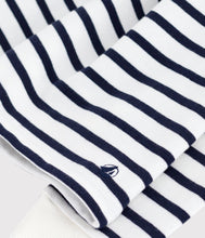 Load image into Gallery viewer, SS25 - A0CRC 01 WHITE NAVY 25% SALE DRESSES LONG SLEEVES SPRING SUMMER 2025 STRIPES
