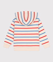 Load image into Gallery viewer, SS25 - A0CRN 01 CREAM MULTI HOODIE LONG SLEEVES SPRING SUMMER 2025 STRIPES SWEATSHIRT
