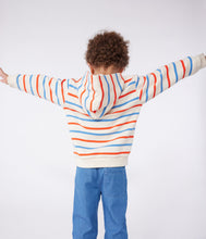 Load image into Gallery viewer, SS25 - A0CRN 01 CREAM MULTI 25% SALE HOODIE LONG SLEEVES SPRING SUMMER 2025 STRIPES SWEATSHIRT
