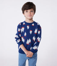 Load image into Gallery viewer, SS25 - A0CRR 01 NAVY MULTI 25% SALE LONG SLEEVES SAILOR SPRING SUMMER 2025 SWEATSHIRT
