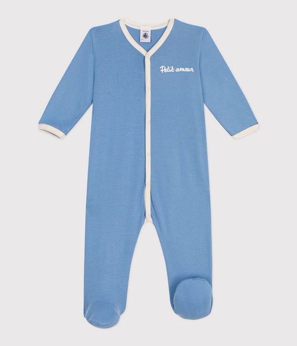 SS25 - A0CRV 01 BLUE LONG SLEEVES NEWBORN PARISIAN SPRING SUMMER 2025