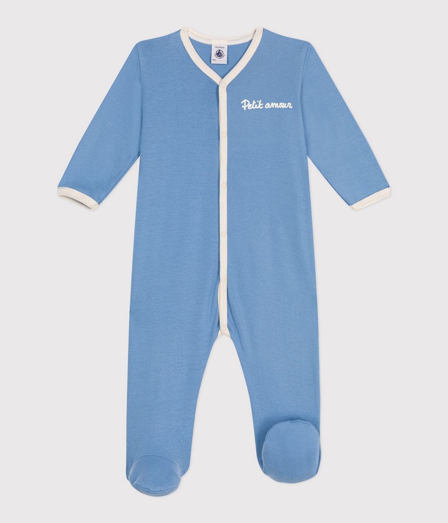 SS25 - A0CRV 01 BLUE LONG SLEEVES NEWBORN PARISIAN SPRING SUMMER 2025