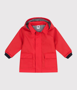 SS25 - A0CS3 01 RED ORANGE PERMANENTS RAINCOAT SAILOR SPRING SUMMER 2025