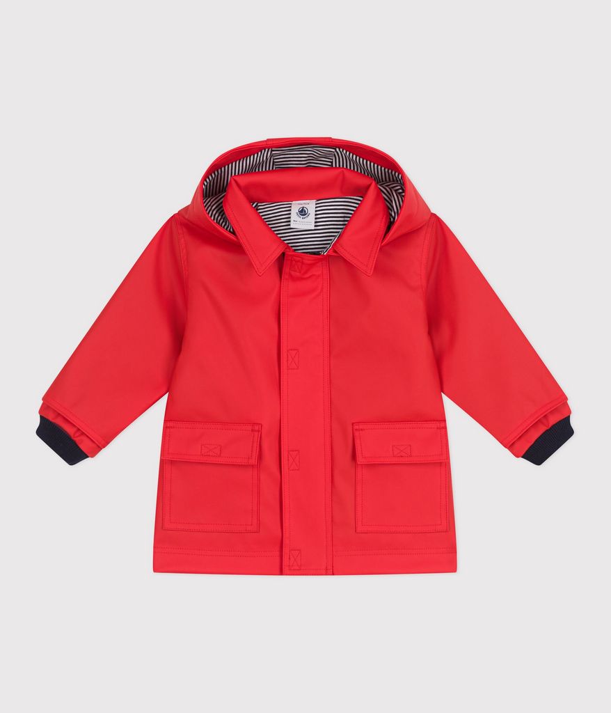 SS25 - A0CS3 01 RED ORANGE PERMANENTS RAINCOAT SAILOR SPRING SUMMER 2025