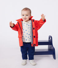 Load image into Gallery viewer, SS25 - A0CS3 01 RED ORANGE PERMANENTS RAINCOAT SAILOR SPRING SUMMER 2025
