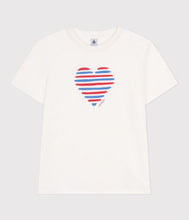 Load image into Gallery viewer, SS25 - A0CSK 01 WHITE SHORT SLEEVES CREWNECK TEE HEARTS SPRING SUMMER 2025 T-SHIRTS
