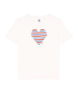 SS25 - A0CSK 01 WHITE SHORT SLEEVES CREWNECK TEE HEARTS SPRING SUMMER 2025 T-SHIRTS