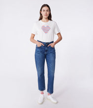 Load image into Gallery viewer, SS25 - A0CSK 01 WHITE SHORT SLEEVES CREWNECK TEE HEARTS SPRING SUMMER 2025 T-SHIRTS
