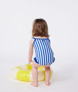 SS25 - A0CU5 01 NAVY WHITE SPRING SUMMER 2025 STRIPES SWIMWEAR