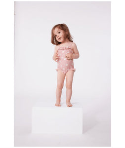 SS25 - A0CU7 01 PINK WHITE 25% SALE FLORAL SPRING SUMMER 2025 SWIMWEAR