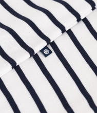 Load image into Gallery viewer, SS25 - A0CV3 01 WHITE NAVY OUTFITS OVERALL SHORT SPRING SUMMER 2025 STRIPES
