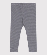 Load image into Gallery viewer, SS25 - A0CW3 01 NAVY WHITE LEGGINGS PANTS SPRING SUMMER 2025 STRIPES
