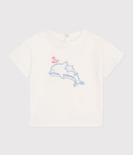 Load image into Gallery viewer, SS25 - A0CWB 02 WHITE DOLFIN 25% SALE SAILOR SPRING SUMMER 2025 TEE
