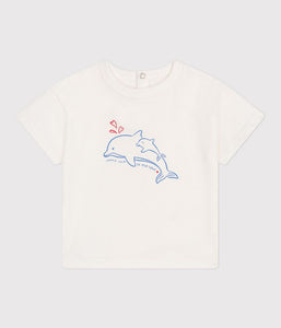 SS25 - A0CWB 02 WHITE DOLFIN SAILOR SPRING SUMMER 2025 TEE