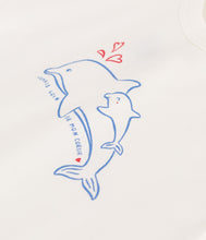 Load image into Gallery viewer, SS25 - A0CWB 02 WHITE DOLFIN 25% SALE SAILOR SPRING SUMMER 2025 TEE
