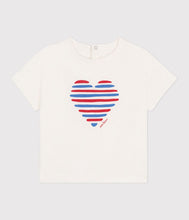 Load image into Gallery viewer, SS25 - A0CWB 15 WHITE HEART HEARTS SPRING SUMMER 2025 TEE
