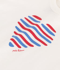 SS25 - A0CWB 15 WHITE HEART 25% SALE HEARTS SPRING SUMMER 2025 TEE