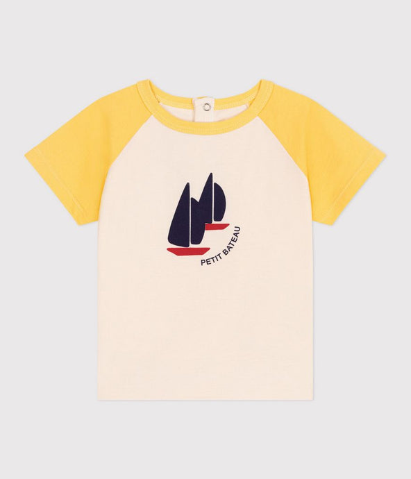 SS25 - A0CWI 01 CREAM YELLOW SAILOR SPRING SUMMER 2025 TEE