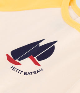 SS25 - A0CWI 01 CREAM YELLOW 25% SALE SAILOR SPRING SUMMER 2025 TEE