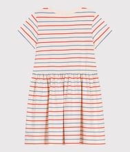 Load image into Gallery viewer, SS25 - A0CY2 01 CREAM MULTI DRESSES HEARTS SPRING SUMMER 2025 STRIPES
