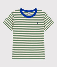 Load image into Gallery viewer, SS25 - A0CYX 01 GREEN CREAM SPRING SUMMER 2025 STRIPES TSHIRTS
